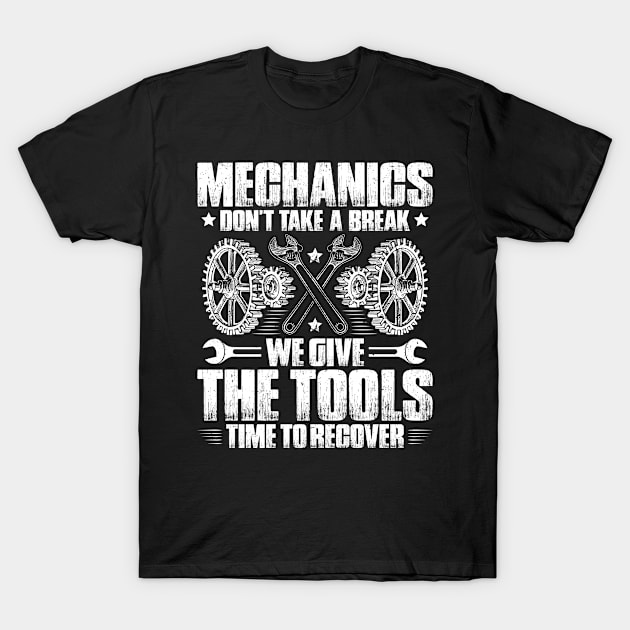 Mechanic Mechanist Mechanician Fitter T-Shirt by Krautshirts